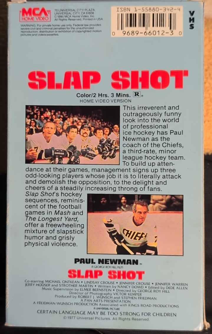 Back of Slap Shot