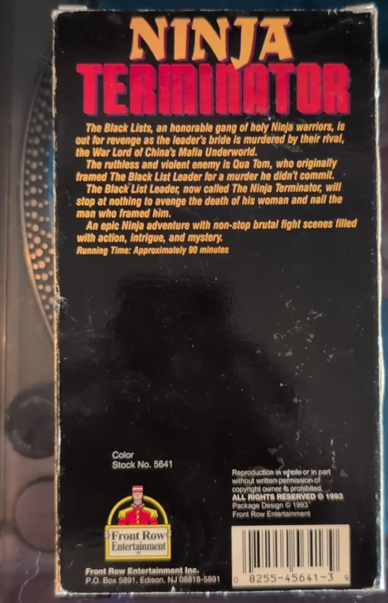 Back of Ninja Terminator